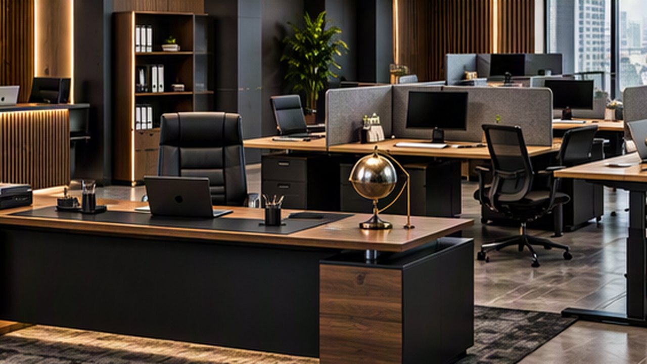 Office desks and workstations